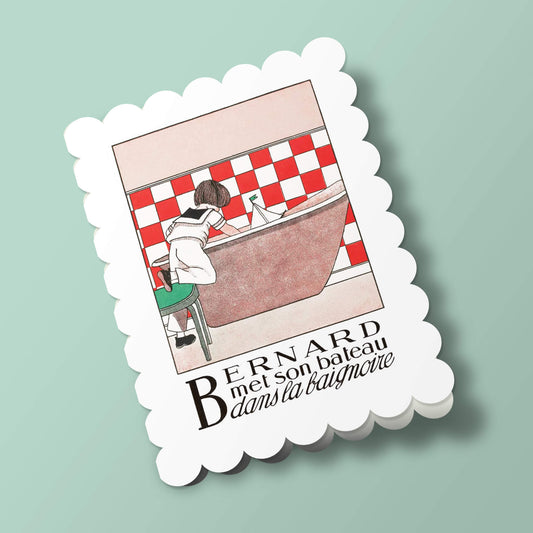 Alphabet - Bernard et son bateau