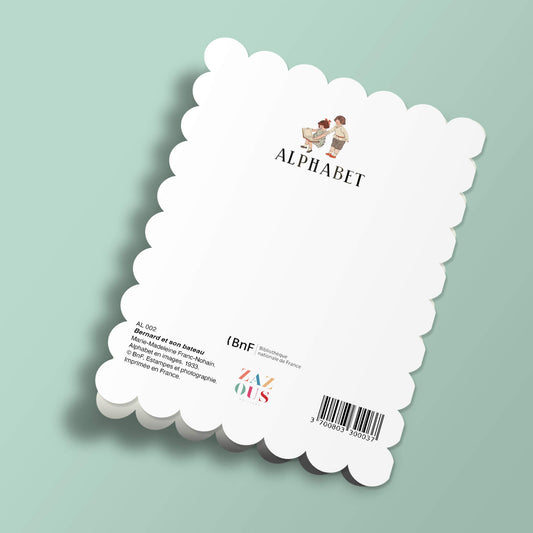 Alphabet - Bernard et son bateau