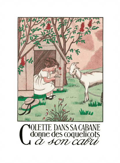 Alphabet - Colette et sa cabane
