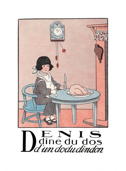 Alphabet - Denis et son dindon