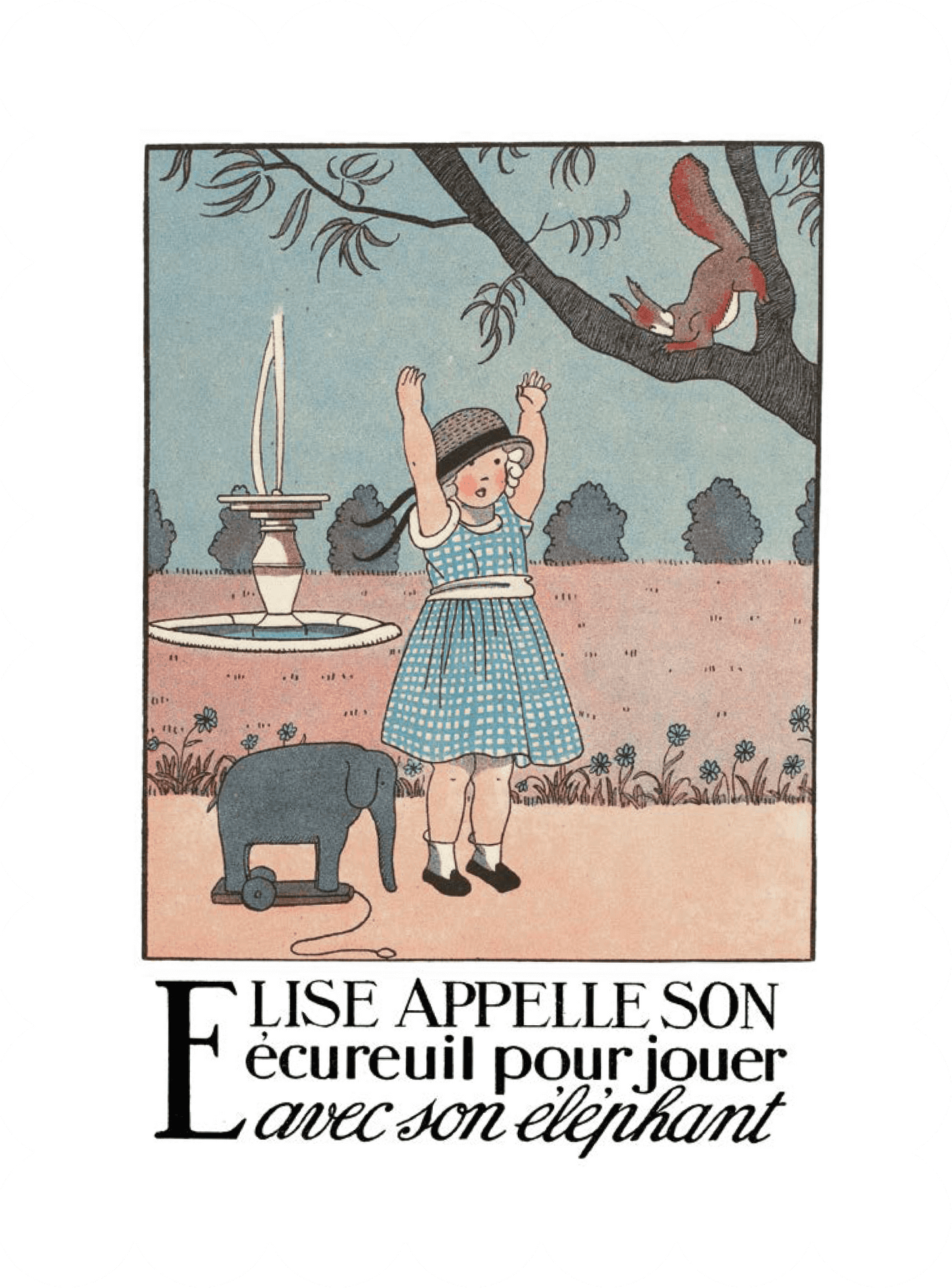 Alphabet - Elise et son écureuil