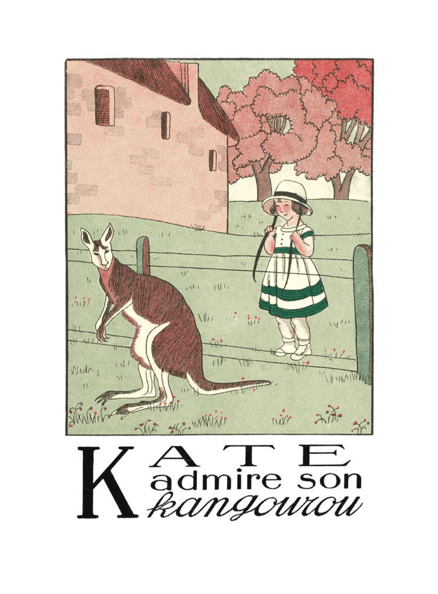 Alphabet - Kate et son kangourou