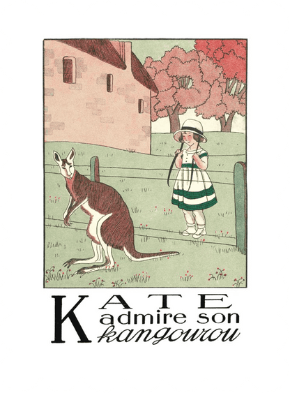Alphabet - Kate et son kangourou