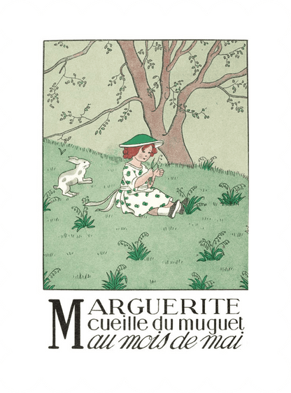 Alphabet - Marguerite et son muguet
