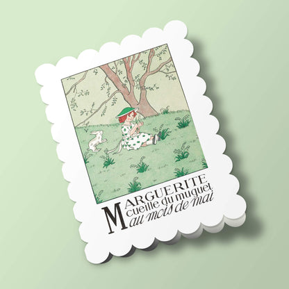 Alphabet - Marguerite et son muguet