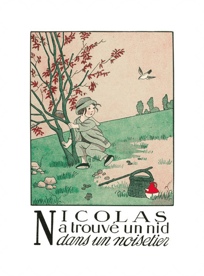 Alphabet - Nicolas et son nid