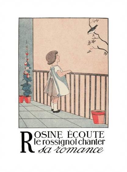 Alphabet - Rosine et son rossignol