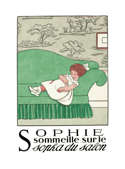 Alphabet - Sophie et son sopha