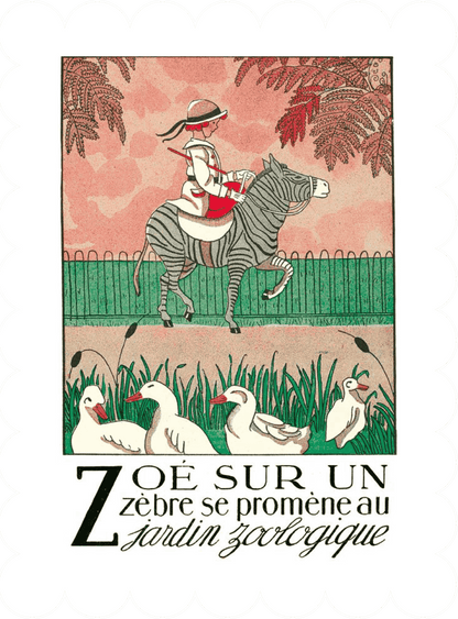 Alphabet - Zoe et son zèbre