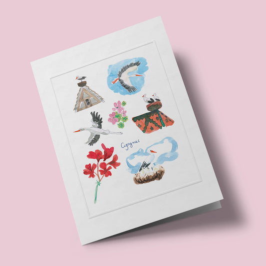 Planches d'Alsace - Cigognes