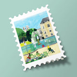 Paris Stamps - The Luxembourg Basin