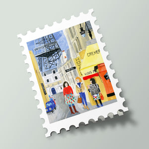 Paris Stamps - Creamery