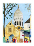 Paris Stamps - Place du Tertre