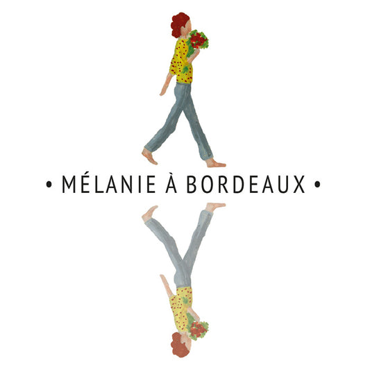 Une face de "Mélanie A Bordeaux" par Mélanie Voituriez