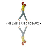 Une face de "Mélanie A Bordeaux" par Mélanie Voituriez