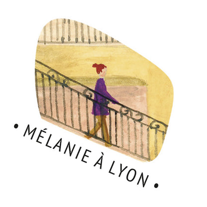 Une face de "Mélanie à Lyon" par Mélanie Voituriez