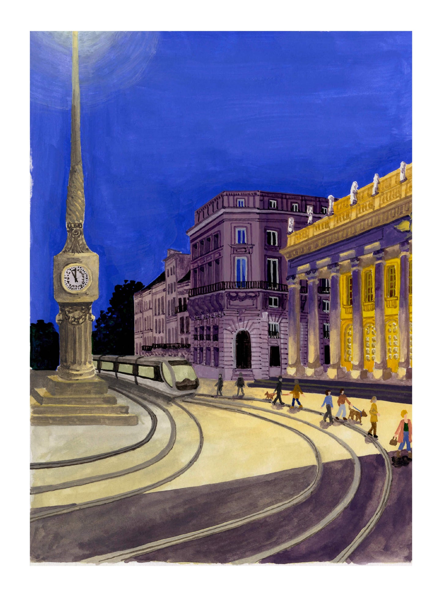 Une face de "Mélanie A Bordeaux" par Mélanie Voituriez