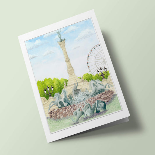 Mélanie A Bordeaux - Place des Quinconces