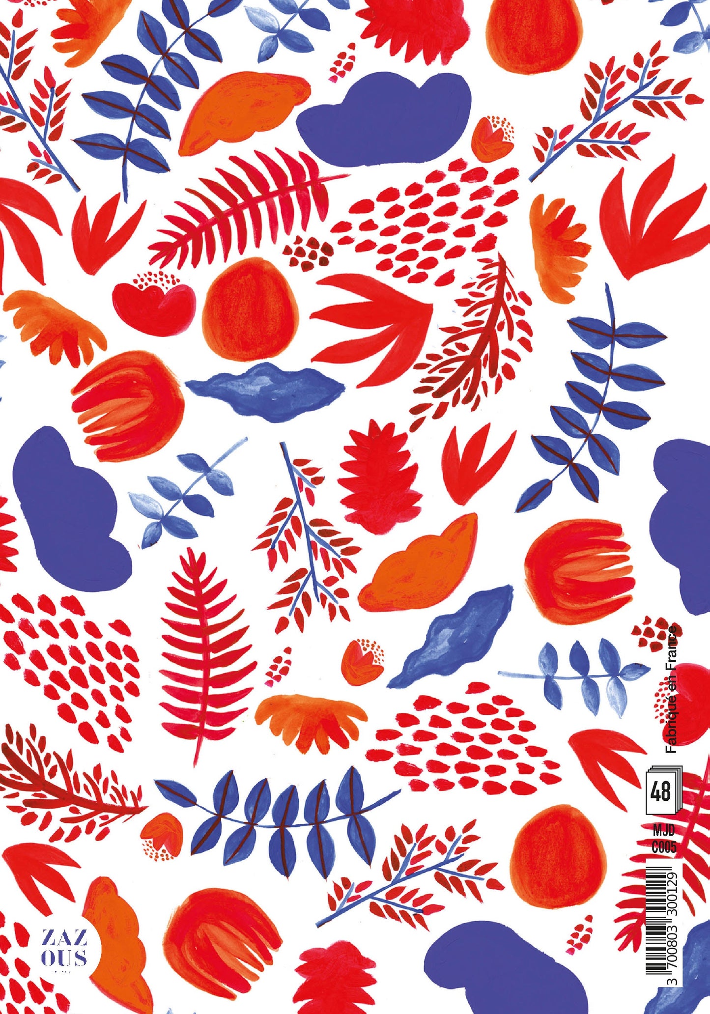 Petit Carnet - Feuilles rouges et pourpres