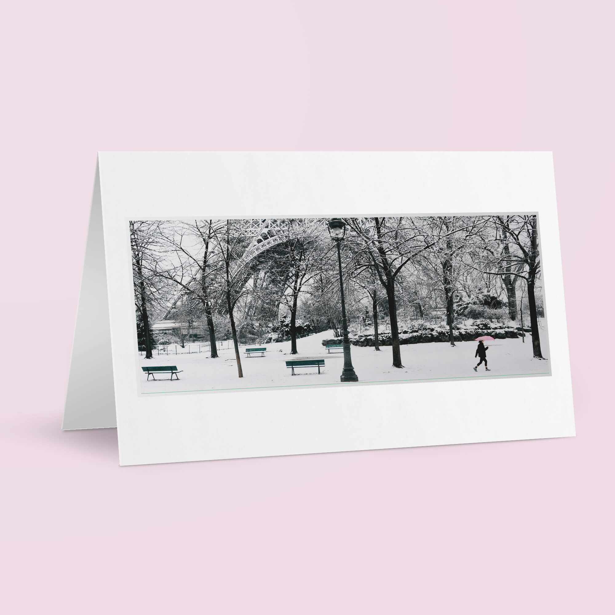 Mysteries of Paris - Eiffel Tower in the snow