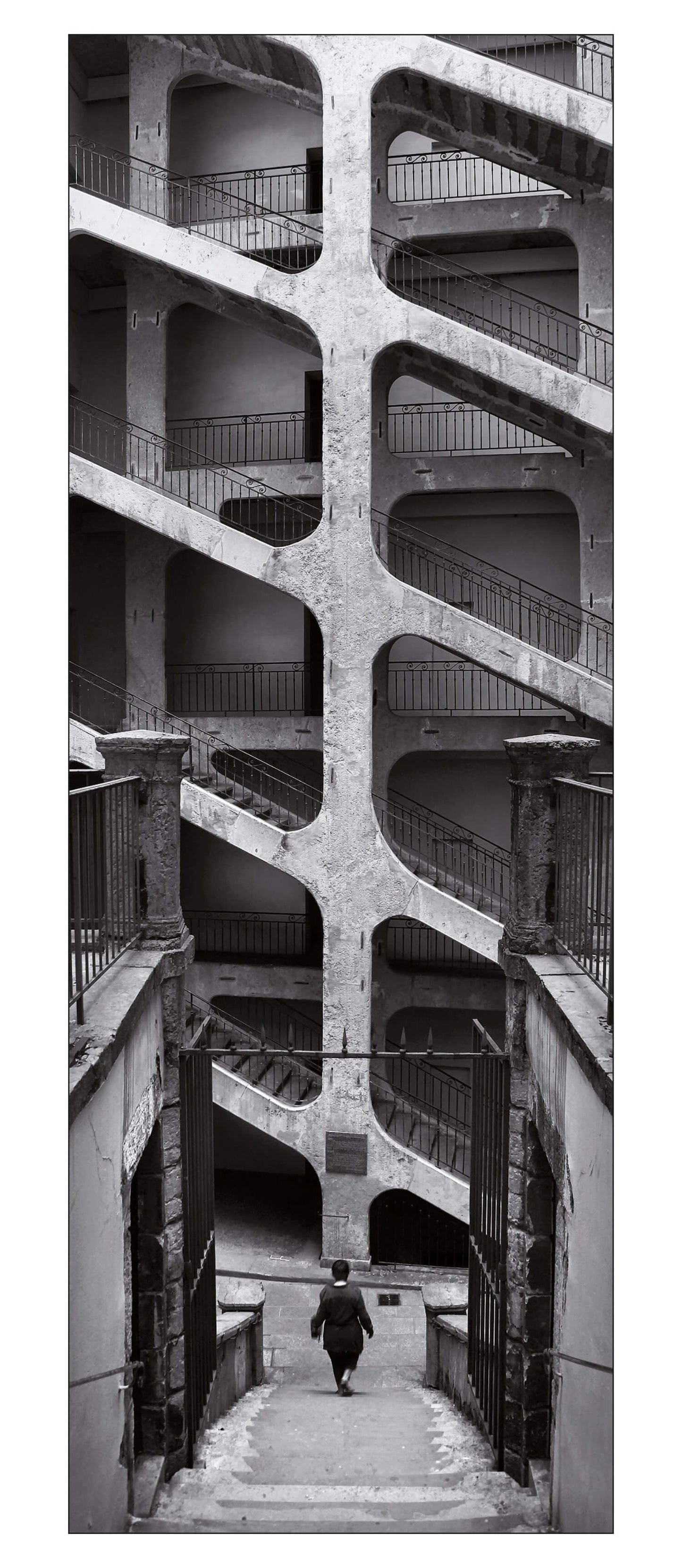 Carte panoramique - La Cour des Voraces, Lyon