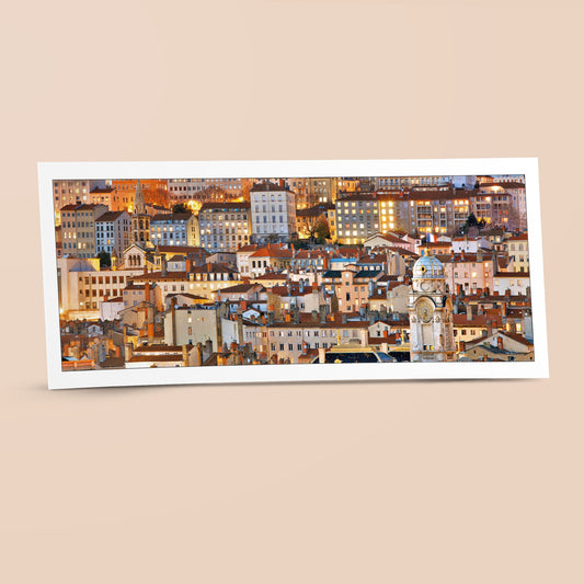 Carte panoramique - Pentes de la Croix Rousse, Lyon