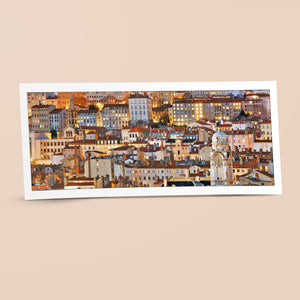 Carte panoramique - Pentes de la Croix Rousse, Lyon