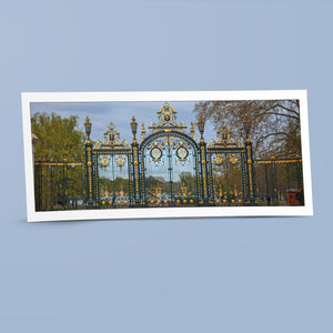 Carte panoramique - Porte du parc de la Tête d'Or