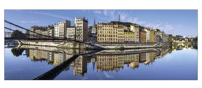 Carte panoramique - Quai de Saône, Lyon