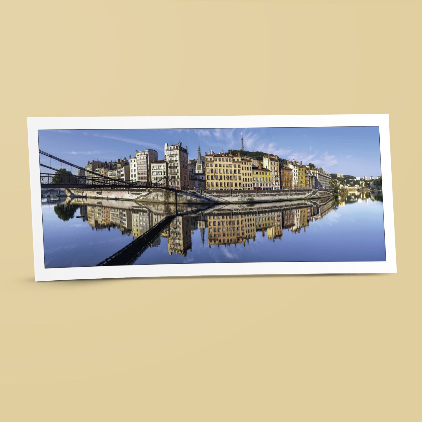 Carte panoramique - Quai de Saône, Lyon