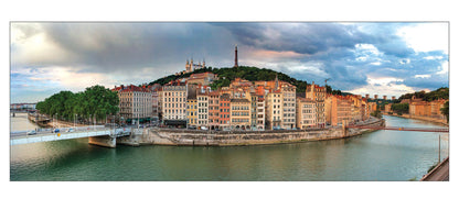 Carte panoramique - Quai de Saône, Lyon