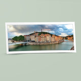 Carte panoramique - Quai de Saône, Lyon