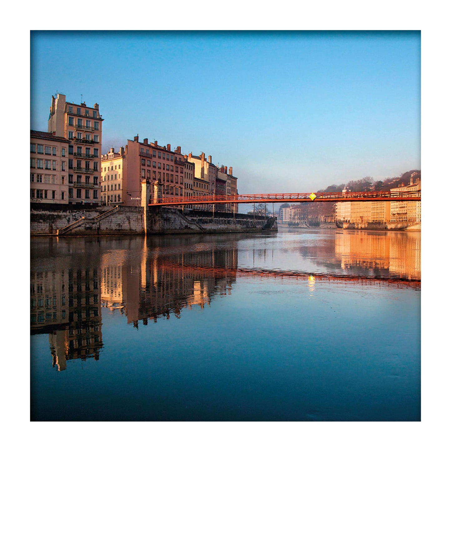 Carte polaroid - Montée de la Grande Côte, Lyon