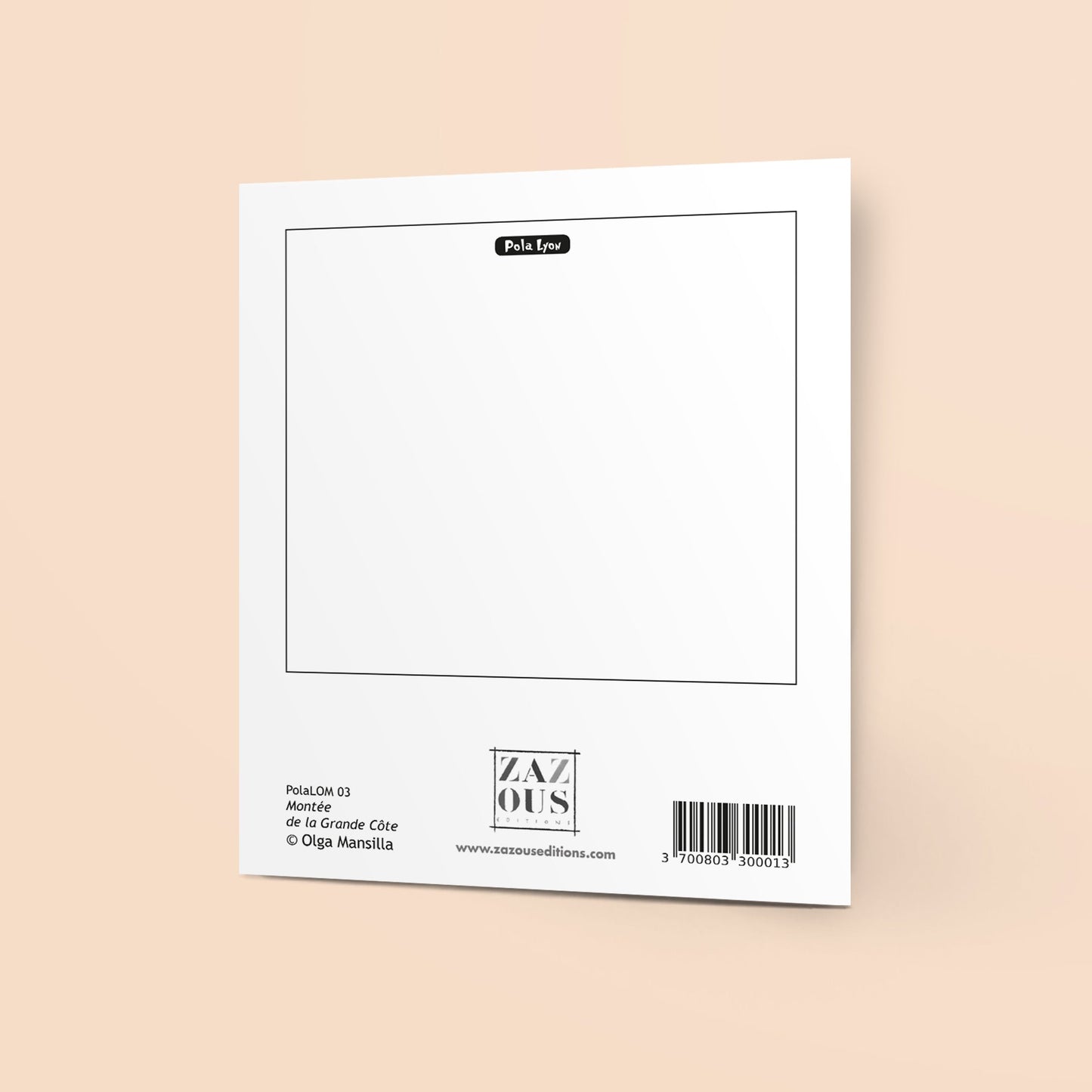 Carte polaroid - Montée de la Grande Côte, Lyon