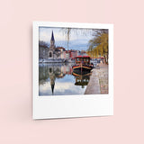 Carte polaroid - Quai de Saône, Lyon