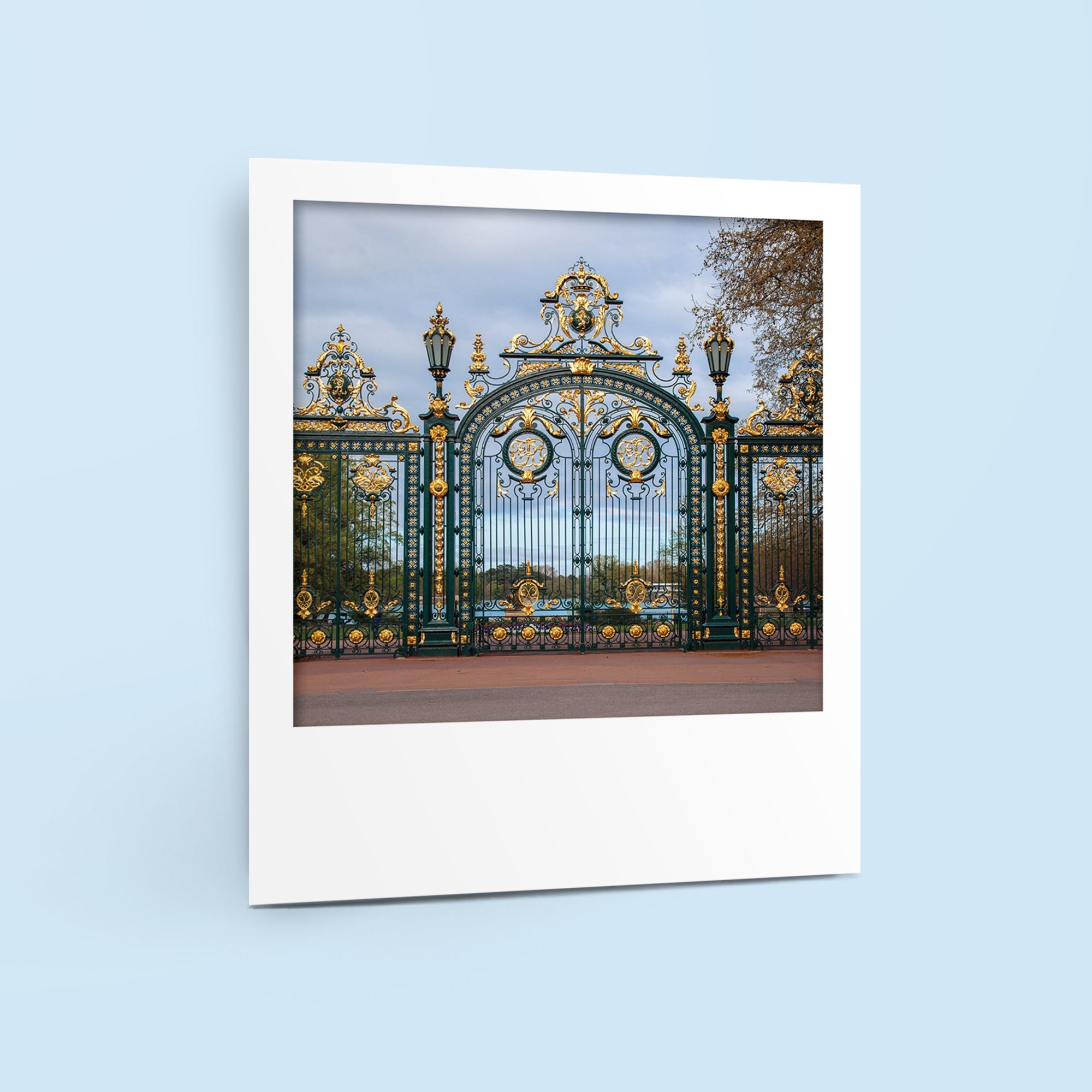 Carte polaroid - Parc de la Tête d'Or, Lyon