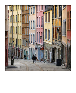 Carte polaroid - Montée de la Grande Côte, Lyon