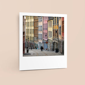 Carte polaroid - Montée de la Grande Côte, Lyon