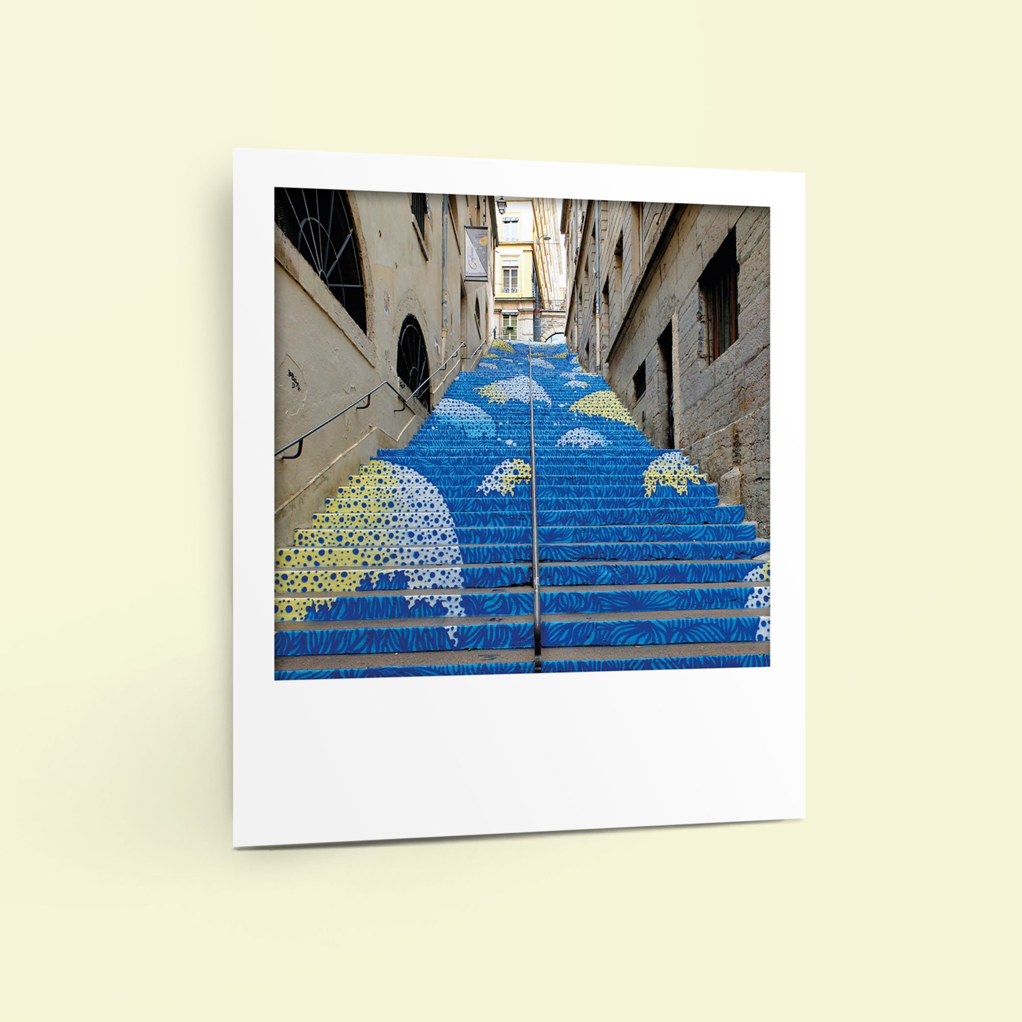 Carte polaroid - Passage Mermet par Wenc, Lyon