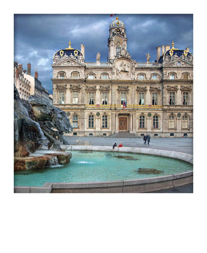 Carte polaroid - Place de Terreaux, Lyon