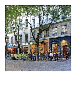 Carte polaroid - Place Fernand Rey, Lyon