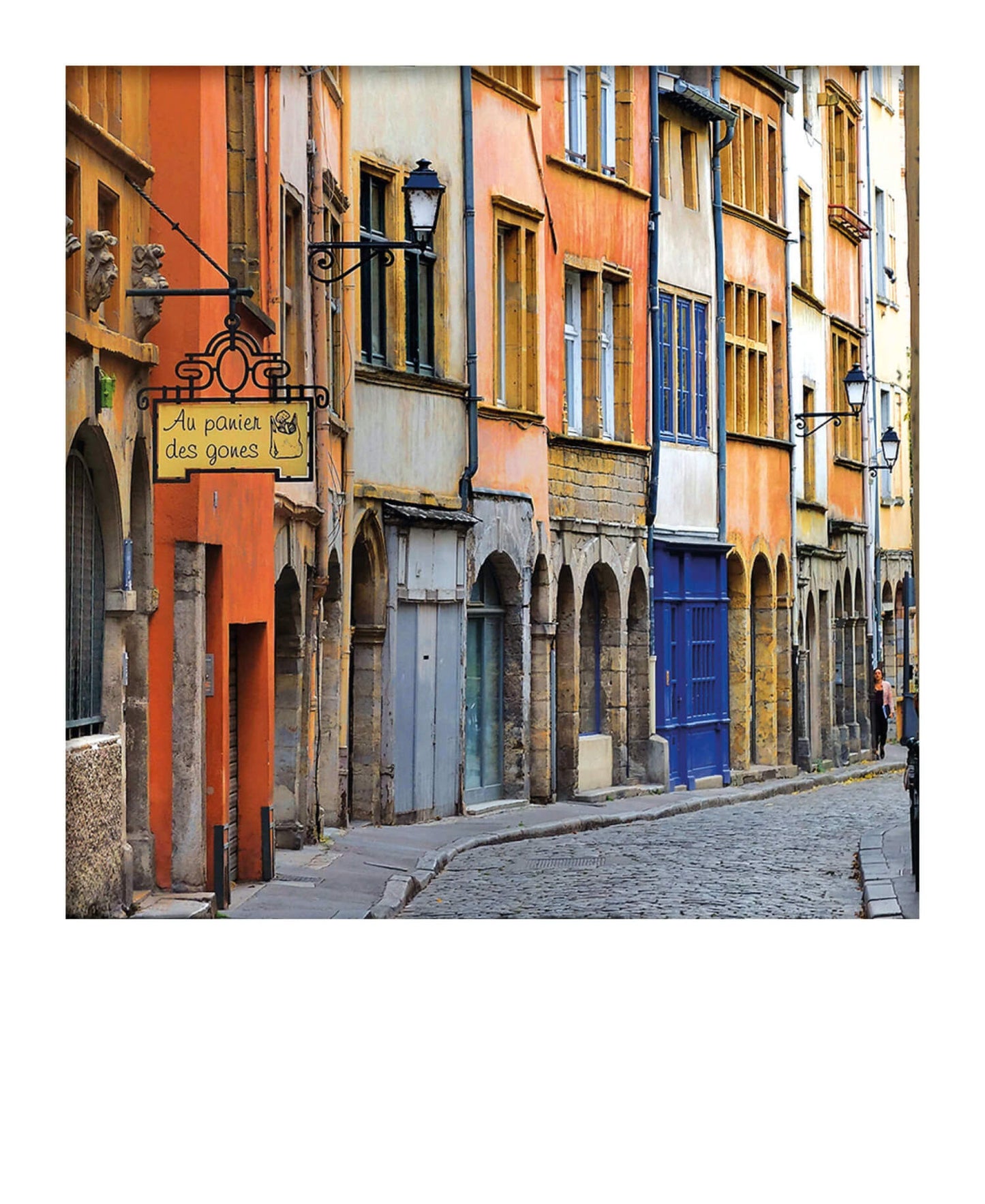 Carte polaroid - Rue Saint-Georges, Lyon