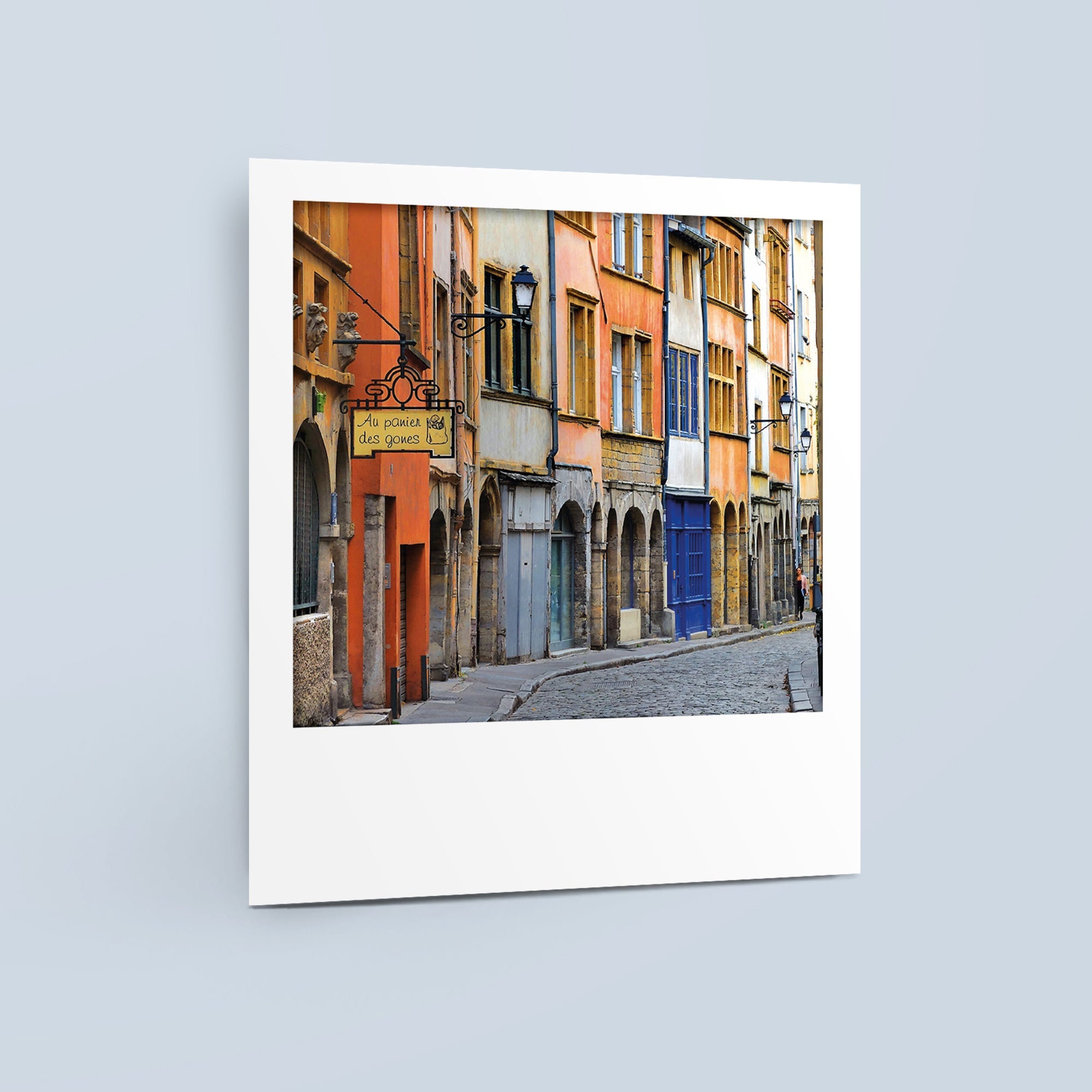 Carte polaroid - Rue Saint-Georges, Lyon