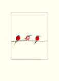 Papersheep - Crimson Bee-eaters (birds)