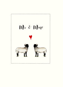 Papersheep - Mr & Mrs Sheep