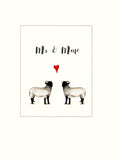 Papersheep - Mr & Mrs Sheep