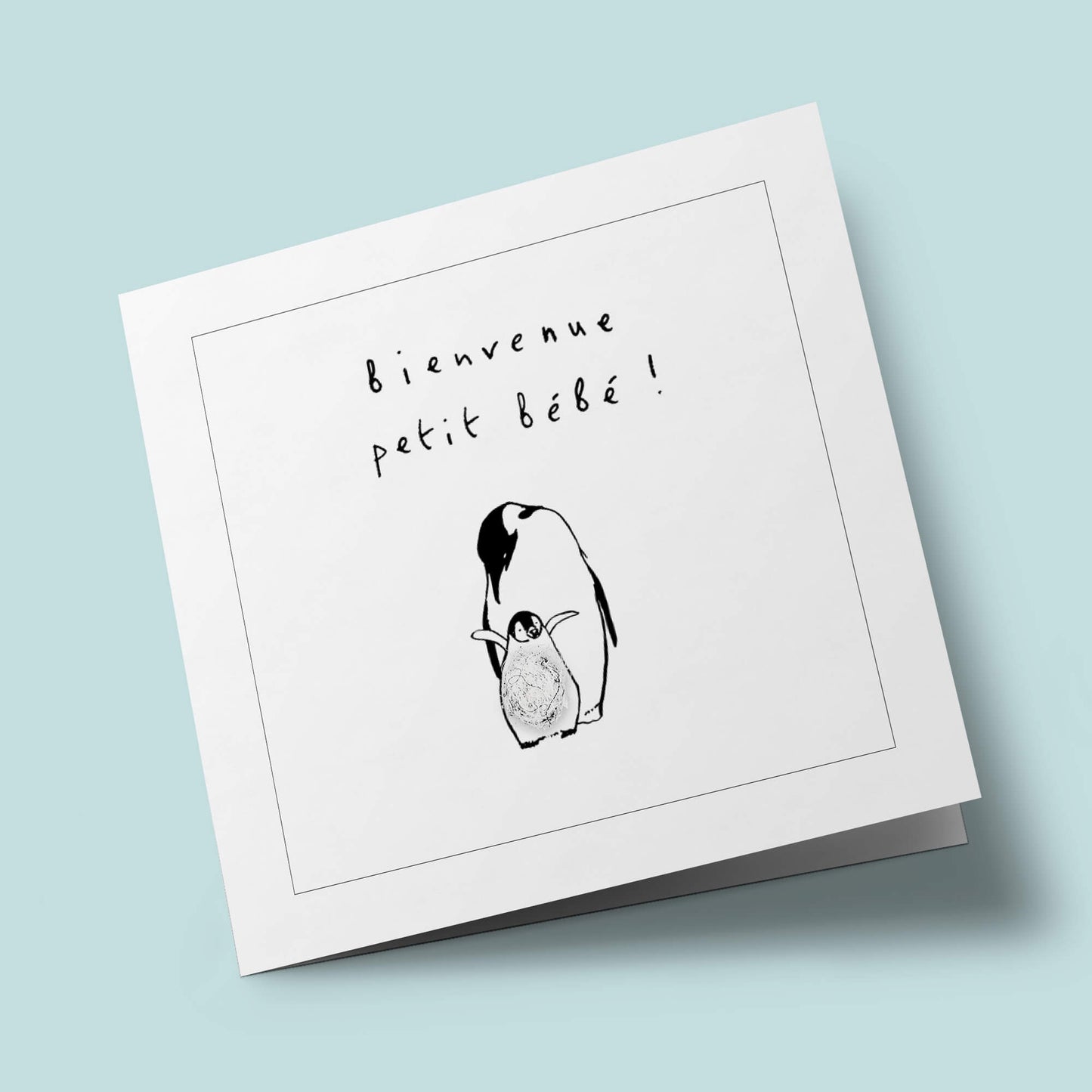 Touffes de laine - Pingouins