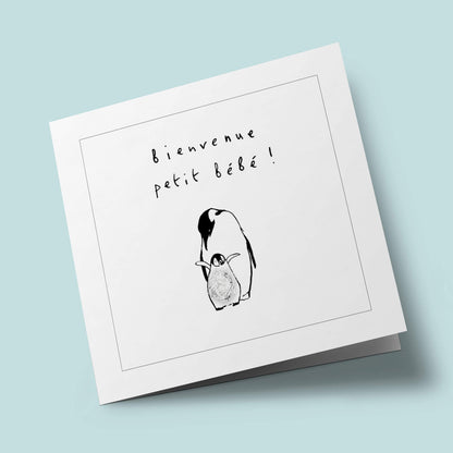 Touffes de laine - Pingouins