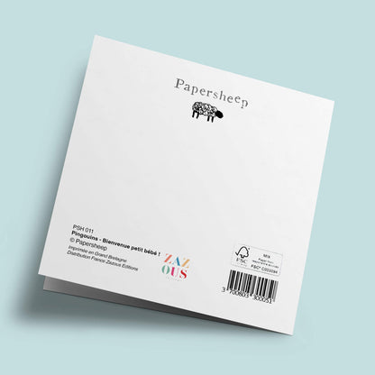 Touffes de laine - Pingouins