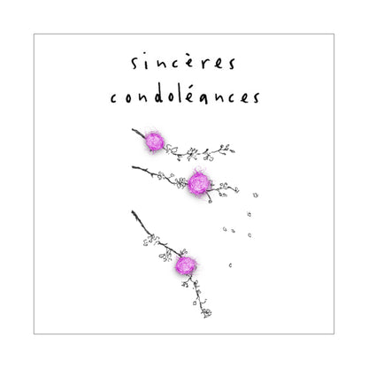 Touffes de laine - Condoléances